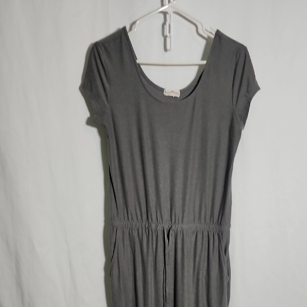 Derek Heart Gray Jumpsuit